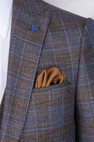 بدلة رجالي بنية مزركشة من Pr-paco-romano-أصلي