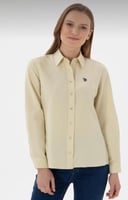 قميص بولو اصفر نسائي