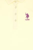 فستان بولو بناتي اصفر