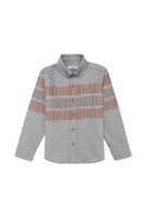 قميص بولو رمادي