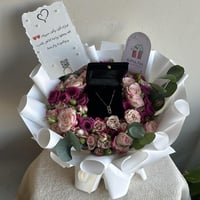 سلسال ذهب عيار 18 || على شكل قطرة ماء - لمسة ناعمة