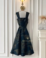 فستان ميدي زيتي