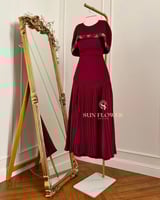 فستان عودي قطعتين