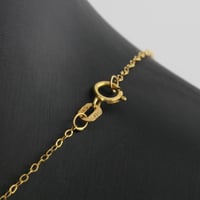 عقد ذهب حرف A صغير - عيار 21