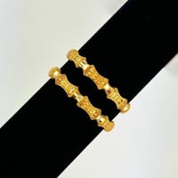 غوايش ذهب خلية النحل كويتي - 19 سم