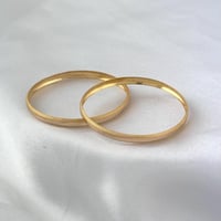 غوايش ذهب اطفال دق الخط السريع مجوف - 10 سم