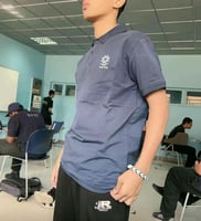 تيشيرت بولو ازرق (زي المعهد الصناعي)