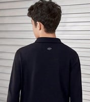 بلوزة بولو ازرق غامق (زي المعهد الصناعي)