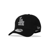 كاب نيو ايرا قماش اسود بتطريز رمادي