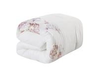 مفرش إي صيفي مفرد ونص مطرز 4 قطع