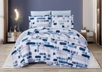 مفرش دوريس المضغوط مزدوج بدون شرشف - 3 قطع