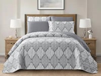 مفرش آرونا المضغوط مزدوج خامة قطنية 6 قطع