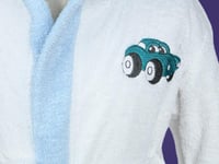 روب استحمام أطفال من القطن عمر 7 إلى 8 سنوات - أبي...