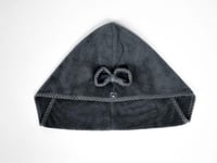 منشفة شعر - رمادي