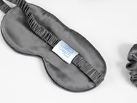 طقم وسادة حرير رمادي عدد القطع 3