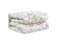 مفرش شيري صيفي مفرد ونص من خامة القطن 5 قطع 300غرز...