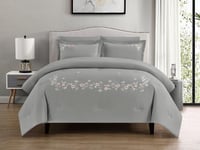 مفرش صيفي لينون مفرد ونص من خامة القطن المطرز 6 قط...