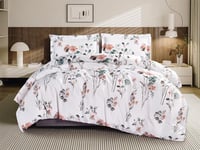 بيت لحاف صوفي صيفي بدون حشوة مزدوج 4 قطع