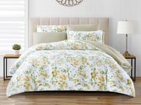 مفرش جاين صيفي مفرد ونص من خامة القطن - 4 قطع