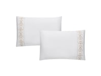 مفرش ستونيا صيفي فاخر مزدوج من خامة القطن المطرز (...