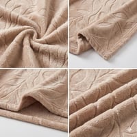 بطانية دفء شتوي سادة مقاس مزدوج