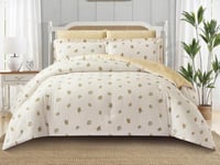 مفرش هانا صيفي مفرد ونص من خامة القطن 4 قطع