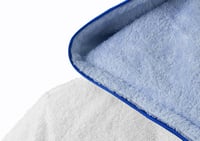 روب استحمام أطفال عمر 11 إلى 12 سنوات - أبيض و أزر...