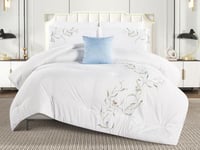 مفرش إي صيفي مفرد مطرز 5 قطع