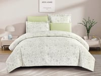 مفرش روبي صيفي مفرد ونص من خامة القطن 4 قطع