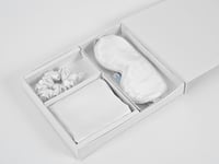 طقم وسادة حرير ابيض عدد القطع 3