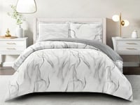 بيت لحاف كوزي صيفي بدون حشوة مزدوج من خامة القطن 4...