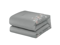 مفرش صيفي لينون مفرد من خامة القطن المطرز 4 قطع