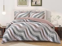 بيت لحاف آسي صيفي بدون حشوة مزدوج 4 قطع