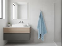 منشفة سيلفا الكبيرة من خامة القطن - ازرق مائي