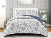 بيت لحاف كوزي صيفي بدون حشوة مزدوج من خامة القطن 4...