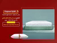 لباد ياتاك الفندقي 10 سم 120×200 - مفرد