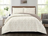 بيت لحاف كوزي صيفي بدون حشوة مزدوج من خامة القطن 4...