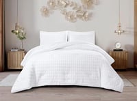 مفرش كاميليا شتوي مزدوج من الفرو - 4 قطع - 3