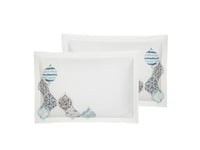 مفرش تيريزا مزدوج خامة قطنية مطرزة 7 قطع