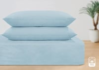 طقم شرشف فيونا مفرد ونص من خامة القطن - 3 قطع (300...