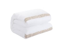 مفرش سولين صيفي مفرد ونص من خامة القطن المطرز 5 قط...