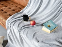 بطانية ماريا خفيفة بمقاس مزدوج كبير - رمادي