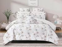 مفرش هازل صيفي مفرد ونص من خامة القطن 4 قطع