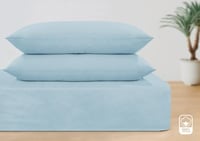 طقم شرشف فيونا مفرد من خامة القطن - 3 قطع (300غرزة...