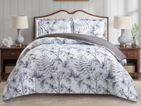 بيت لحاف آسي صيفي بدون حشوة مزدوج 4 قطع