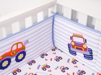 مفرش ليتل ستار بـ حواجز للأطفال مفرد - 7 قطع