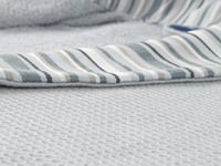 طقم روب استحمام لاين 4 قطع من القطن - رمادي - قياس...