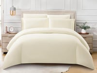 مفرش مارسيا فندقي مفرد 5 قطع - أوف وايت