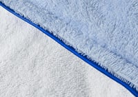 روب استحمام أطفال عمر 3 إلى 4 سنوات - أبيض و أزرق