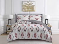 بيت لحاف آسي صيفي بدون حشوة مزدوج 4 قطع